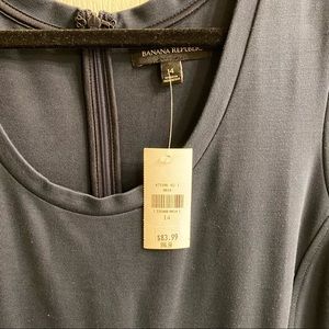 Banana Republic Blue fit and flare dress, XL